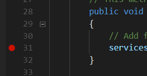 Visual Studio Code 中的断点